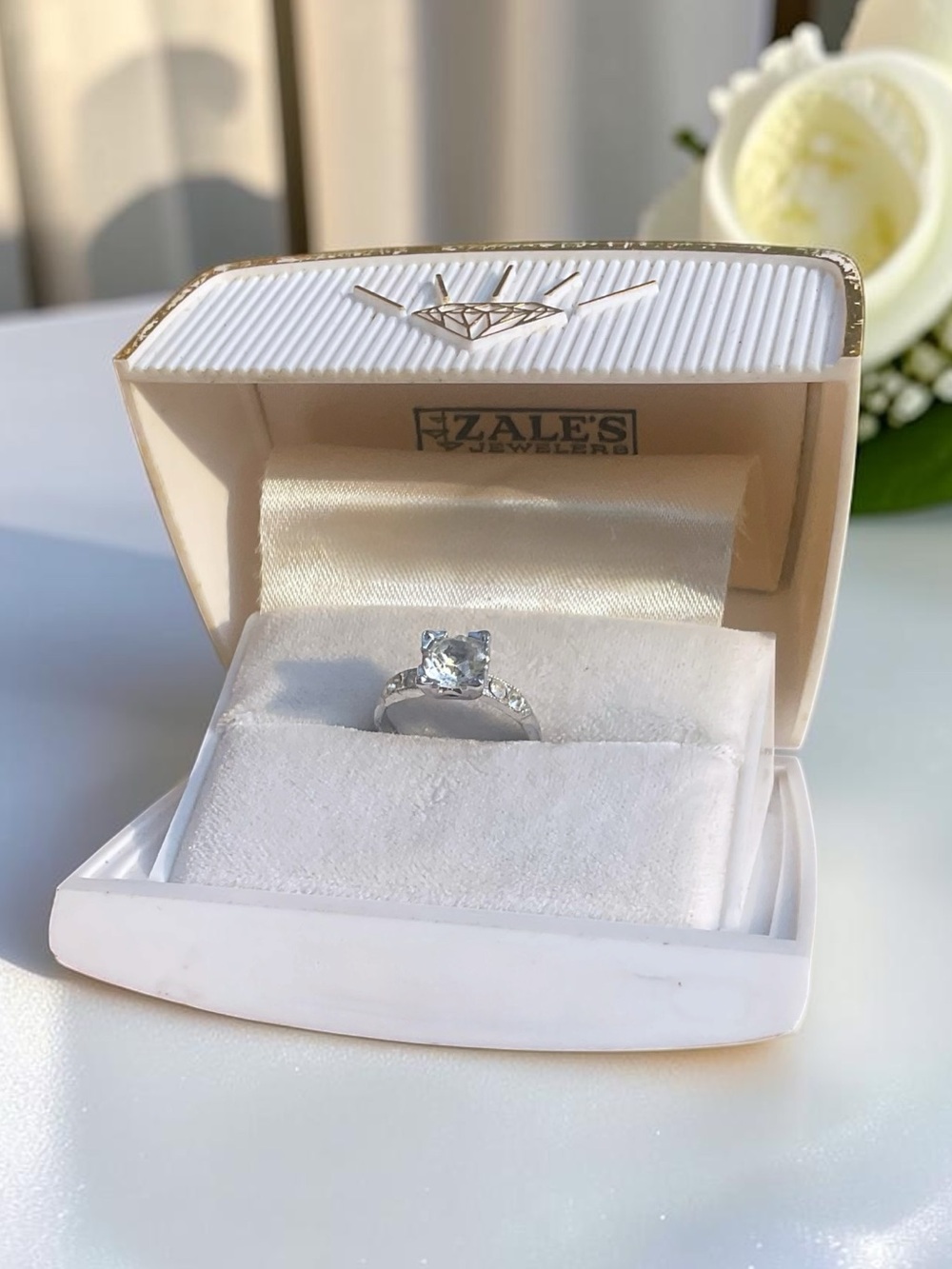 🌺Vintage Sterling Engagement Style Ring